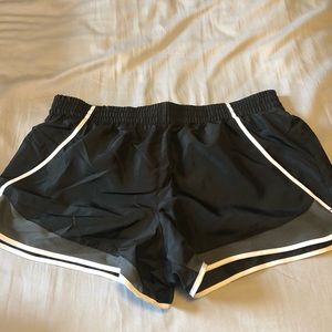 Black athletic shorts
